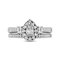 Thumbnail for 14KT White Gold 1Ct.Tw. Diamond keyani Bridal Ring