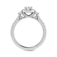 Thumbnail for 14KT White Gold 1Ct.Tw. Diamond keyani Bridal Ring