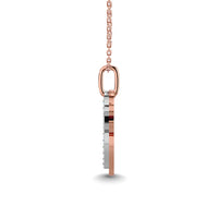Thumbnail for Diamond 1/10 Ct.Tw. Palm Tree Pendant in 14K Rose Gold