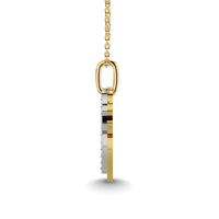 Thumbnail for Diamond 1/10 Ct.Tw. Palm Tree Pendant in 14K Yellow Gold