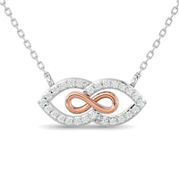Thumbnail for Diamond 1/6 Ct.Tw. Fashion Necklace in 10K Two Tone