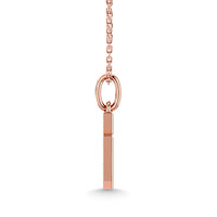 Thumbnail for Diamond 1/10 Ct.Tw. Cross Pendant in 10K Rose Gold