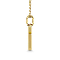 Thumbnail for Diamond 1/10 Ct.Tw. Cross Pendant in 10K Yellow Gold