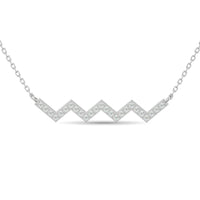 Thumbnail for Diamond 1/10 Ct.Tw. Fashion Necklace in 10K White Gold