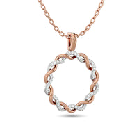 Thumbnail for Diamond Fashion Pendant 1/6 ct tw in 10K Rose Gold