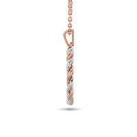 Thumbnail for Diamond Fashion Pendant 1/6 ct tw in 10K Rose Gold