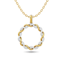 Thumbnail for Diamond Fashion Pendant 1/6 ct tw in 10K Yellow Gold