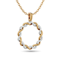 Thumbnail for Diamond Fashion Pendant 1/6 ct tw in 10K Yellow Gold