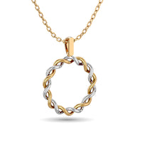 Thumbnail for Diamond Fashion Pendant 1/6 ct tw in 10K Yellow Gold