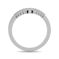 Thumbnail for Diamond 1/3 ct tw Chevron Band in 10K White Gold