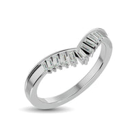 Thumbnail for Diamond Chevron Band 1/5 ct tw in 14K White Gold