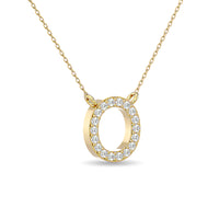 Thumbnail for Diamond 1/20 ct tw Fashion Pendant in 10K Yellow Gold
