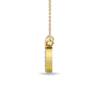 Thumbnail for Diamond 1/20 ct tw Fashion Pendant in 10K Yellow Gold