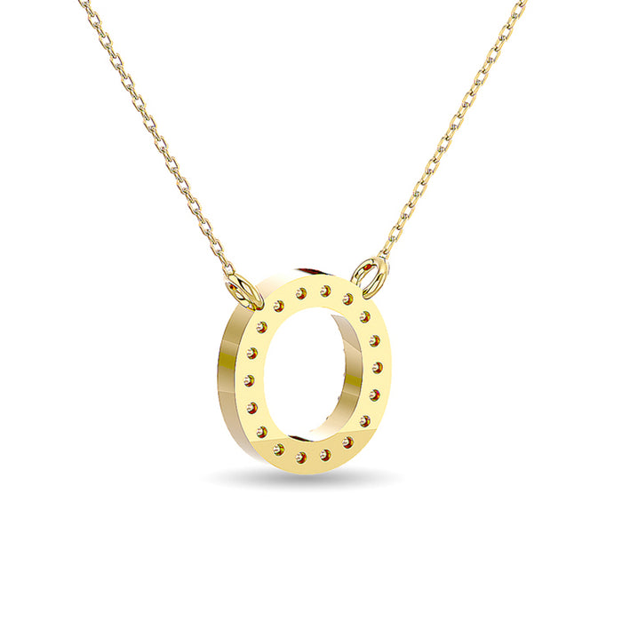 Diamond 1/20 ct tw Fashion Pendant in 10K Yellow Gold