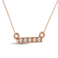Thumbnail for Diamond 1/20 ct tw Fashion Pendant in 10K Rose Gold