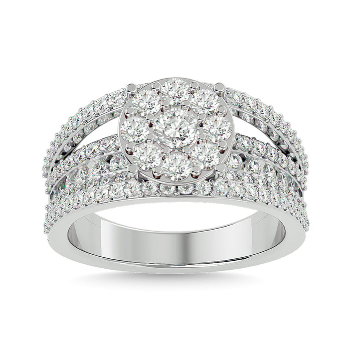 Diamond 1 1/2 ct tw Fashion Ring in 14K White Gold