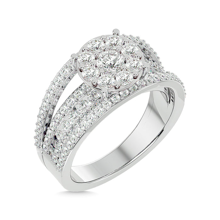 Diamond 1 1/2 ct tw Fashion Ring in 14K White Gold