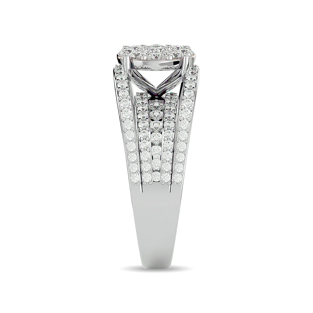 Diamond 1 1/2 ct tw Fashion Ring in 14K White Gold