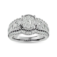 Thumbnail for Diamond Engagement Ring 1 1/2 ct tw in 14K White Gold