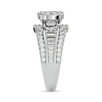 Thumbnail for Diamond Engagement Ring 1 1/2 ct tw in 14K White Gold