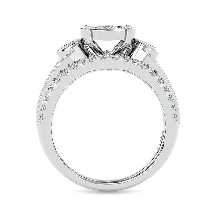 Diamond Engagement Ring 1 1/2 ct tw in 14K White Gold