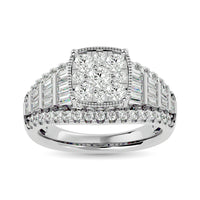Thumbnail for Diamond Engagement Ring 1 1/2 ct tw in 10K White Gold