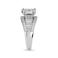 Thumbnail for Diamond Engagement Ring 1 1/2 ct tw in 10K White Gold