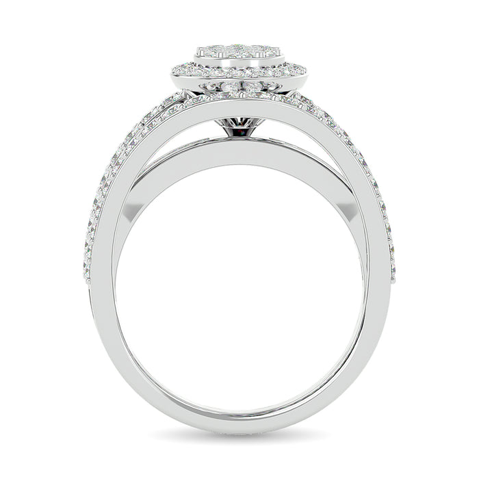 Diamond Engagement Ring 1 1/2 ct tw in 14K White Gold