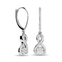 Thumbnail for Diamond Fashion Earrings 1/6 ct tw in 10K White Gold