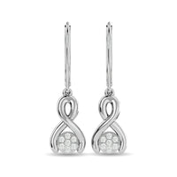 Thumbnail for Diamond Fashion Earrings 1/6 ct tw in 10K White Gold
