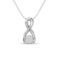 Thumbnail for Diamond Fashion Pendant 1/10 ct tw in 10K White Gold