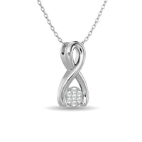 Thumbnail for Diamond Fashion Pendant 1/10 ct tw in 10K White Gold