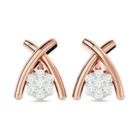 Thumbnail for Diamond Fashion Earrings 1/10 ct tw in 10K Rose Gold