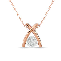 Thumbnail for Diamond Fashion Pendant 1/10 ct tw in 10K Rose Gold