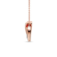 Thumbnail for Diamond Fashion Pendant 1/10 ct tw in 10K Rose Gold