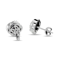 Thumbnail for Diamond Fashion Earrings 1/4 ct tw in 10K White Gold