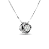 Thumbnail for Diamond 1/6 ct tw Round Cut Fashion Pendant in 10K White Gold