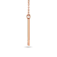 Thumbnail for Diamond Bar Pendant 1/50 ct tw in 10K Rose Gold