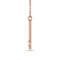 Thumbnail for Diamond Bar Pendant 1/50 ct tw in 10K Rose Gold