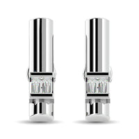 Thumbnail for Diamond  1/20 ct tw Bar  Earrings in 10K White Gold