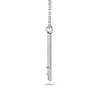 Thumbnail for Diamond Bar Pendant 1/50 ct tw in 10K White Gold