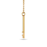 Thumbnail for Diamond Bar Pendant 1/50 ct tw in 10K Yellow Gold