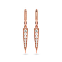 Thumbnail for Diamond Fashion Earrings 1/6 ct tw in 10K Rose Gold