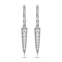 Thumbnail for Diamond Fashion Earrings 1/6 ct tw in 10K White Gold