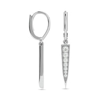 Thumbnail for Diamond Fashion Earrings 1/6 ct tw in 10K White Gold