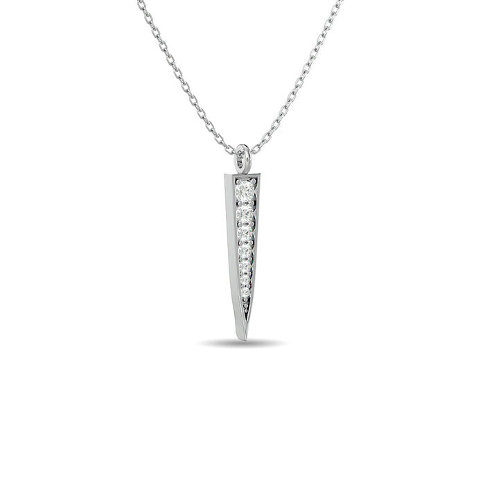 Diamond Fashion Pendant 1/6 ct tw in 10K White Gold