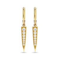 Thumbnail for Diamond Fashion Earrings 1/6 ct tw in 10K Yellow Gold
