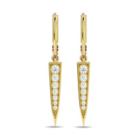 Thumbnail for Diamond Fashion Earrings 1/6 ct tw in 10K Yellow Gold