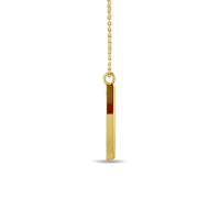 Thumbnail for Diamond 1/10 ct tw Round Cut Fashion Pendant in 10K Yellow Gold