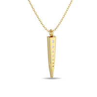 Thumbnail for Diamond 1/10 ct tw Round Cut Fashion Pendant in 10K Yellow Gold
